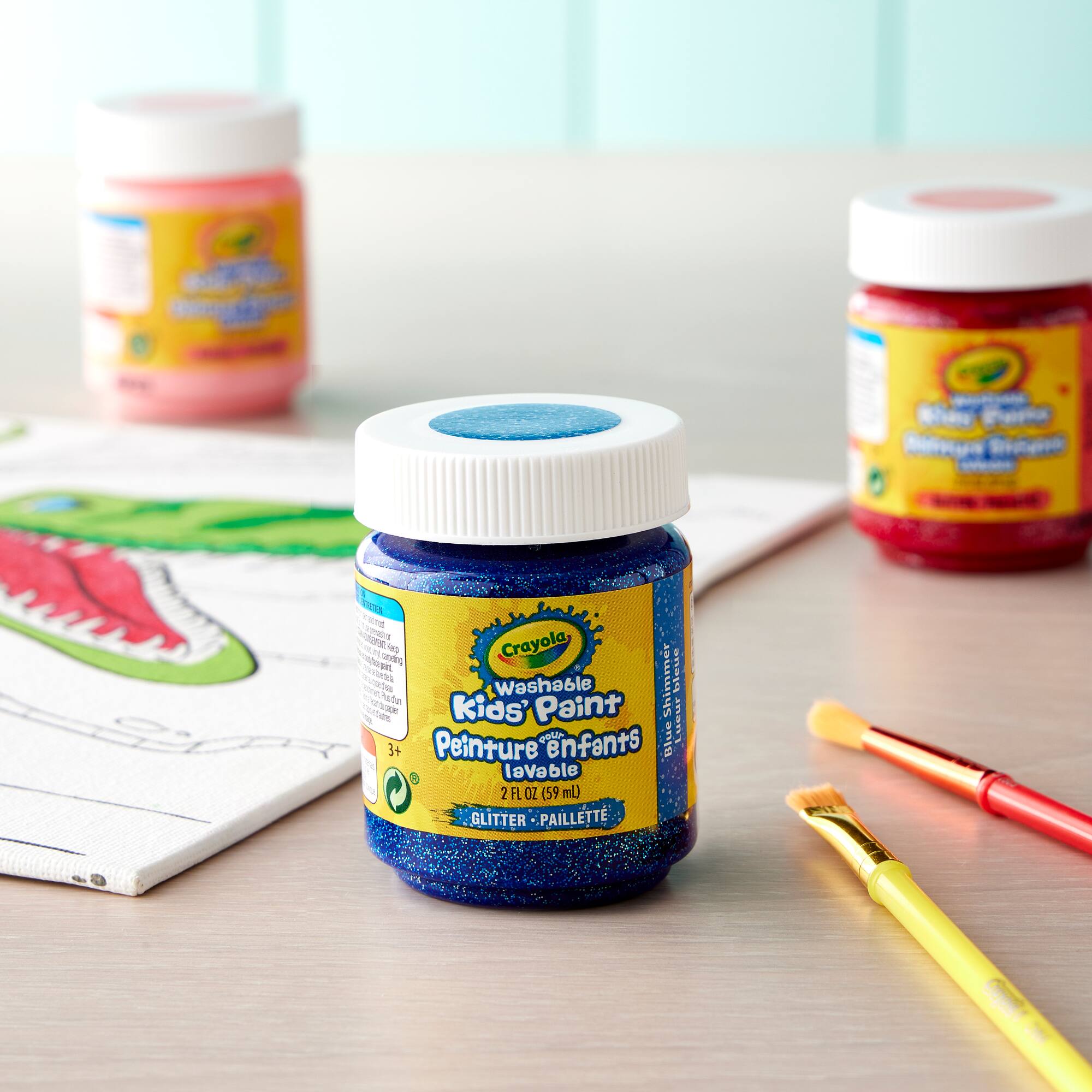 12 Pack: Crayola® Glitter Washable Kids' Paint